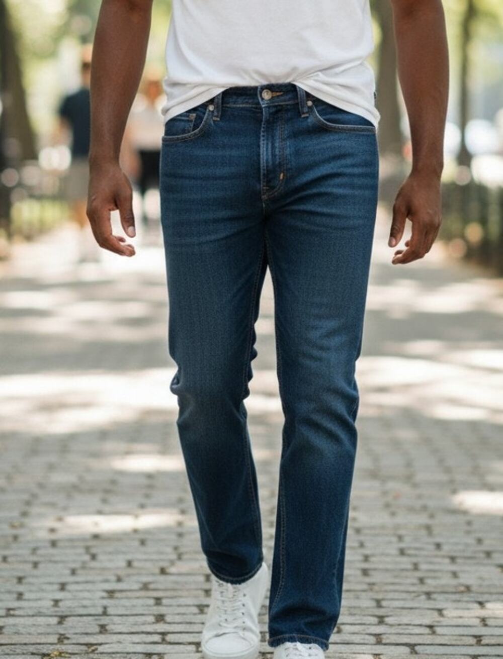 Rustler Blue Denim Jeans Men's Size 34" x 30" Straight Leg